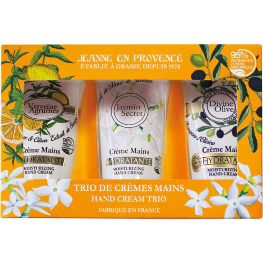 BRAND NEW - Jeanne En Provence - Olive-Jasmine-Verbena-Hand Cream-Made in France